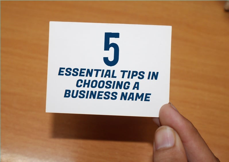 Tips for Choosing a Business Name A Comprehensive Guide